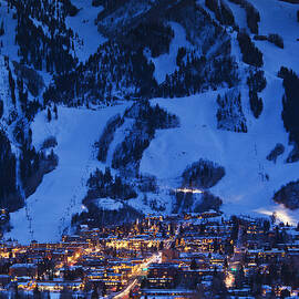 Aspen Mountain, Winter by Walter Bibikow