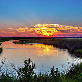 Assateague Island Sunset by Louis Dallara