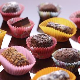 Assorted Filled Chocolates In Colourful Paper Cases by Weymann, Frank