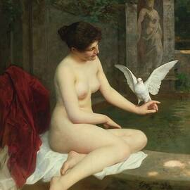 At The Fountain by Albert Ritzberger