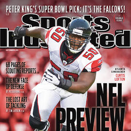 Atlanta Falcons Curtis Lofton, 2011 Nfl Football Preview Sports Illustrated Cover by Sports Illustrated