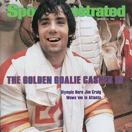Atlanta Flames Goalie Jim Craig Sports Illustrated Cover by Sports Illustrated