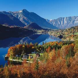 Austria, Styria, Lake Grundlsee by Fridmar Damm