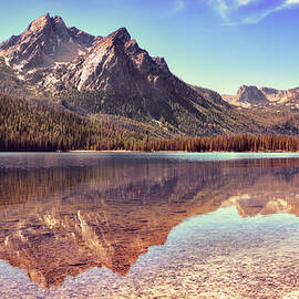 Autumn At Stanley Lake, Idaho by Anna Gorin