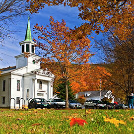 Autumn Scene, Vermont by Claudia Uripos