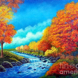 Autumn Stream by Sarah Irland