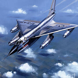 Convair B-58 Hustler by Jack Fellows