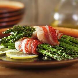 Baked Bacon Wrapped Asparagus by Crudo, George