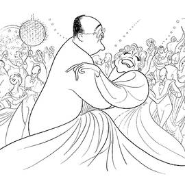 Ballroom by Al Hirschfeld