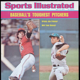 Baltimore Orioles Jim Palmer And New York Mets Tom Seaver Sports Illustrated Cover by Sports Illustrated