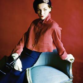 Georgia Hamilton Wearing Harry Frechtel by Horst P Horst