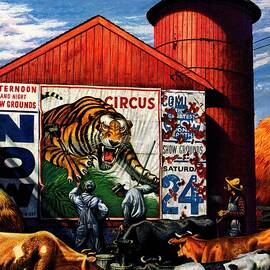 Barnside Circus Poster by Stevan Dohanos