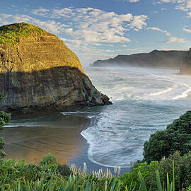 Beach In Cove by Rainer Mirau