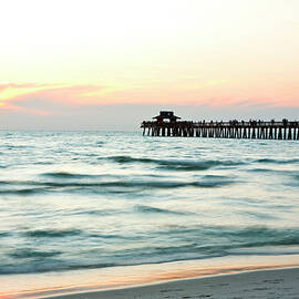 Beach In Naples Florida by Laura Zeid