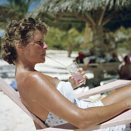 Beach Refreshment by Slim Aarons