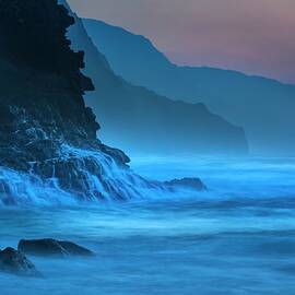 Beach With Cliffs by Heeb Photos
