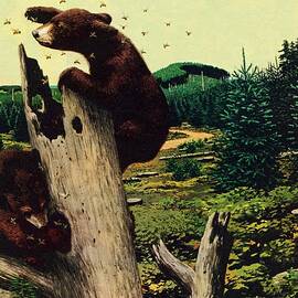 Bears And Honey by Stan Galli