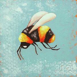 Bee Painting  by Lucia Stewart
