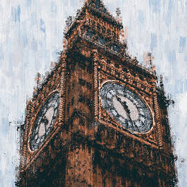 Big Ben of London - 01 by AM FineArtPrints