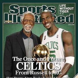 Bill Russell And Boston Celtics Kevin Garnett, 2008 Nba Sports Illustrated Cover by Sports Illustrated