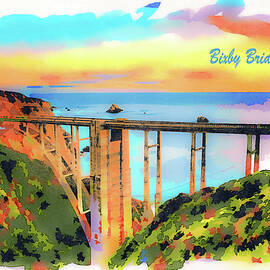 Bixby Bridge in California at sunset by Miroslav Liska
