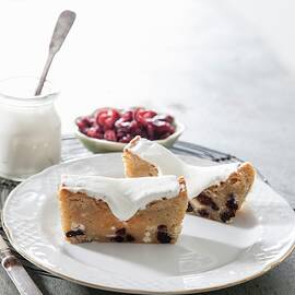 Blondies With Sour Cream by Danny Lerner