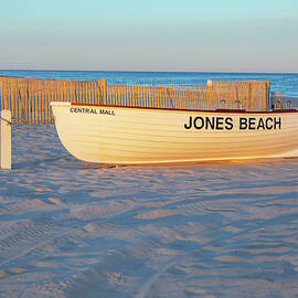 Boat, Jones Beach, Long Island Ny by Claudia Uripos