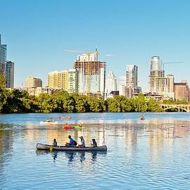 Boating In City Park by Kav Dadfar