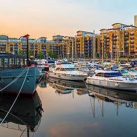 Boats At Dock by Kav Dadfar