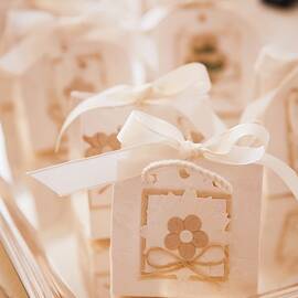 Bomboniere italian Wedding Favour - Small Bag Of Sugared Almonds by Imagerie