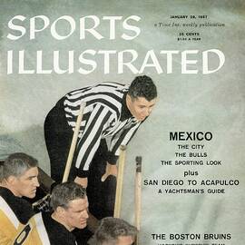 Boston Bruins Bench Sports Illustrated Cover by Sports Illustrated