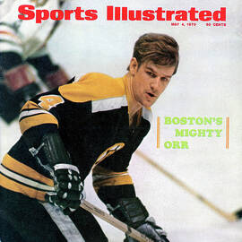 Boston Bruins Bobby Orr, 1970 Nhl Eastern Division Sports Illustrated Cover by Sports Illustrated