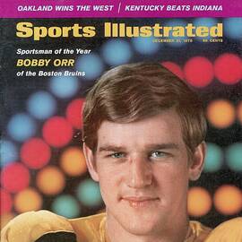 Boston Bruins Bobby Orr, 1970 Sportsman Of The Year Sports Illustrated Cover by Sports Illustrated