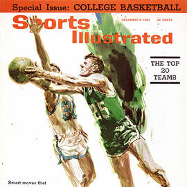 Boston Celtics Frank Ramsey And Sports Illustrated Writer Sports Illustrated Cover by Sports Illustrated