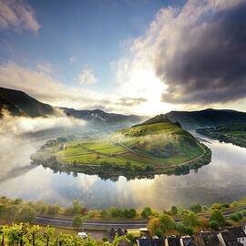 Bremm, Mosel River Narrow Bend by Francesco Carovillano