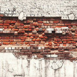 Brick Wall Falling Apart by Ty Alexander Photography