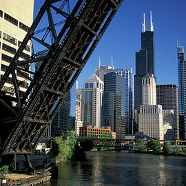 Bridge & River Downtown, Chicago by Heeb Photos