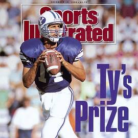 Brigham Young University Qb Ty Detmer Sports Illustrated Cover by Sports Illustrated
