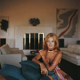 Britt Ekland by Slim Aarons