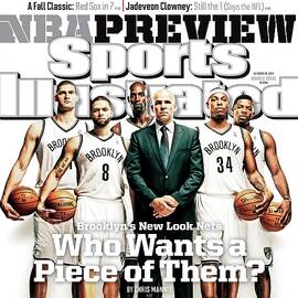 Brooklyns New Look Nets Who Wants A Piece Of Them 2013-14 Sports Illustrated Cover by Sports Illustrated