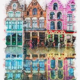 Bruges, Belgium - 01 by AM FineArtPrints