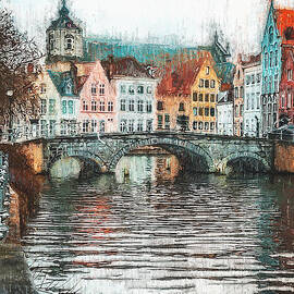Bruges, Belgium - 02 by AM FineArtPrints