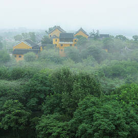 Buddhism Temple On Mountain - Xlarge by Phototalk