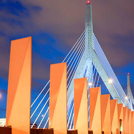 Bunker Hill Memorial Bridge, Boston Ma by Claudia Uripos