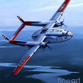 Fairchild C-119C Flying Boxcar by Jack Fellows