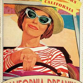 California Dreaming Travel Poster by Unknown