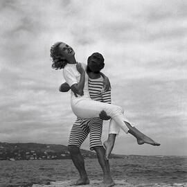 Cannes Film Festival In 1957 by Gilbert Tourte