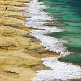Cape Verde, Sao Vicente, Atlantic Ocean, Sao Pedro's Beach by Massimo Ripani