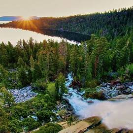 Cascade Falls Sunrise, Lake Tahoe by Stevedunleavy