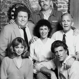 Cast Of Television Comedy Cheers by Bettmann